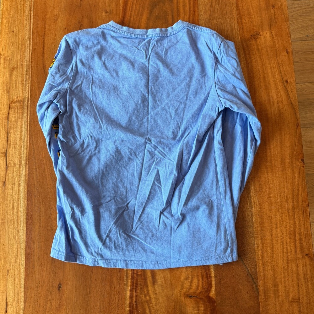 Dutch Bros Women's Light Blue Classic Logo Long Sleeve T-shirt Size M - Picture 4 of 4